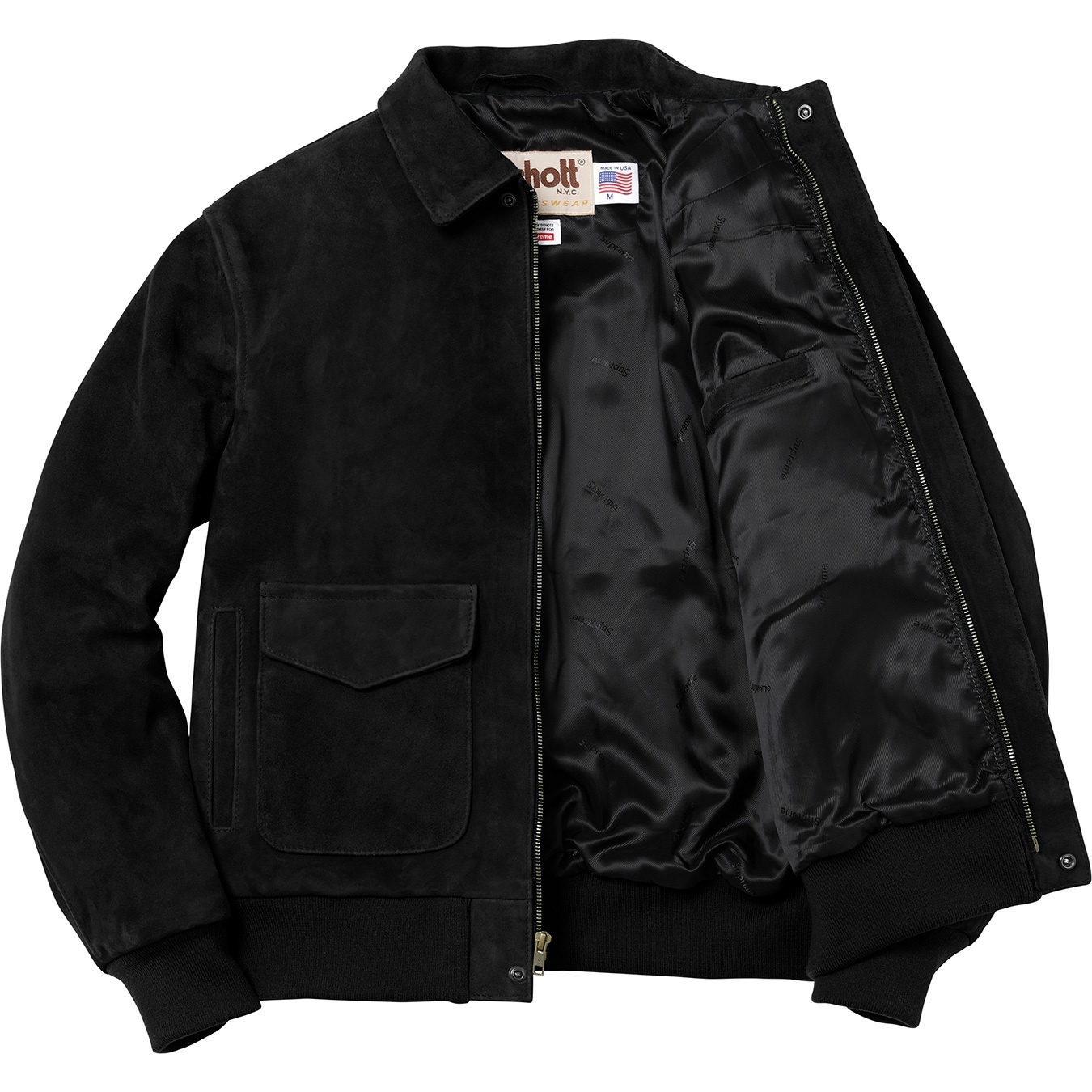 Supreme®/Schott® Suede A-2 view 8